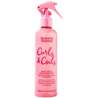 Umberto Giannini Curls & Coils Anti Frizz Moisture Mist 250ml Umberto Giannini Curls & Coils Anti Frizz Moisture Mist 250ml