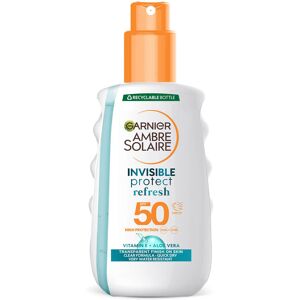 Garnier Ambre Solaire Invisible Protect Spray SPF50 Transparent Sun Cream Spray 200ml