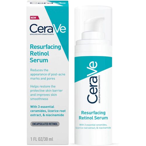 CeraVe Resurfacing Retinol Serum met Ceramiden en Niacinamide voor de huid met puistjes 30ml