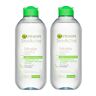 Garnier Micellar Water Facial Cleanser Combination Skin 400ml Duo Pack