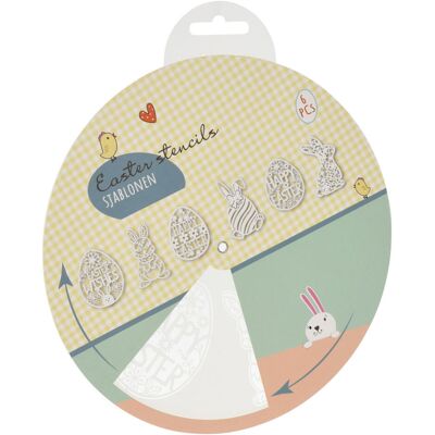 Sjabolonenset Pasen, 6 Designs Sjabolonenset Pasen, 6 Designs