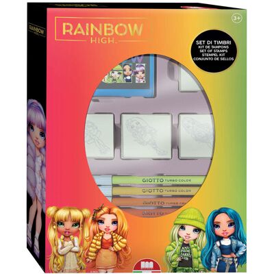 Rainbow High Stempelset met 4 stempels Meerkleuren Rainbow High Stempelset met 4 stempels Meerkleuren