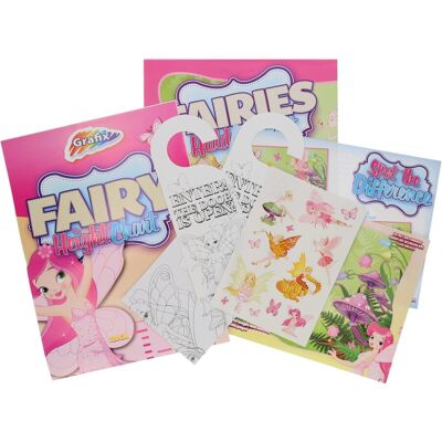 Creative Craft Group Fairy carry pack met stickers Roze Creative Craft Group Fairy carry pack met stickers Roze