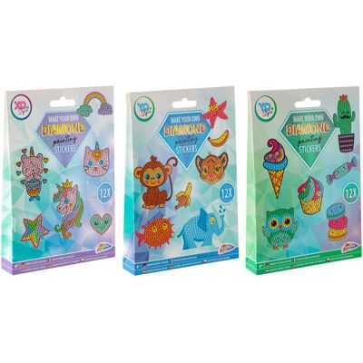 Creative Craft Group Maak je eigen diamond painting stickers, 12dlg. Creative Craft Group Maak je eigen diamond painting stickers, 12dlg.