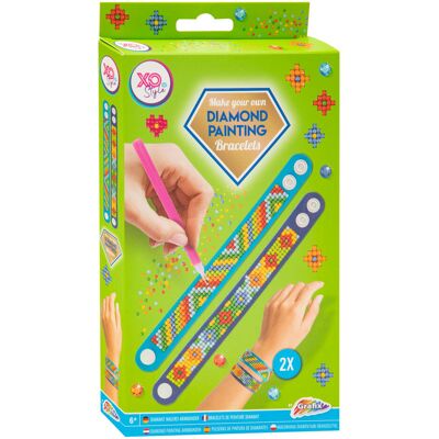 Grafix Diamond painting armbanden, 2st. Grafix Diamond painting armbanden, 2st.