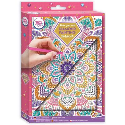 Grafix Maak je eigen diamond painting notebook roze Grafix Maak je eigen diamond painting notebook roze