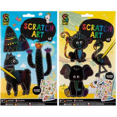 Creative Craft Group Maak je eigen scratch art jongen Creative Craft Group Maak je eigen scratch art jongen