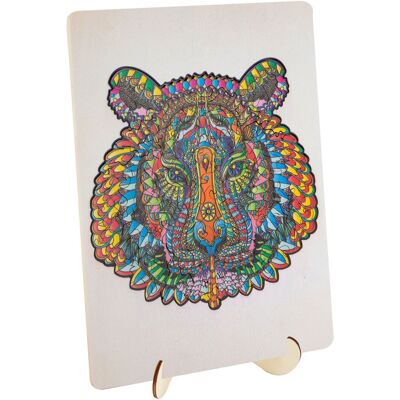 Creative Craft Group Houten Puzzel Tijger 130 Stukjes Creative Craft Group Houten Puzzel Tijger 130 Stukjes
