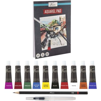 Creative Craft Group Aquarel verf box, 13dlg. Multi kleuren Creative Craft Group Aquarel verf box, 13dlg. Multi kleuren