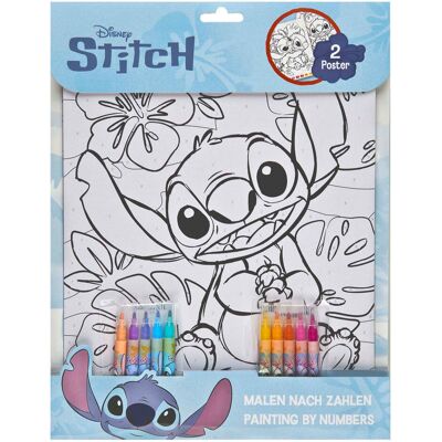 Undercover Kleuren op nummer set stitch Blauw Undercover Kleuren op nummer set stitch Blauw