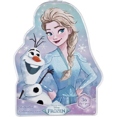 Undercover Kleurkoffer frozen - 36dlg. Blauw Undercover Kleurkoffer frozen - 36dlg. Blauw