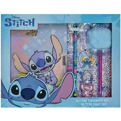 Undercover Glitter dagboek set stitch - 6dlg. Blauw Undercover Glitter dagboek set stitch - 6dlg. Blauw