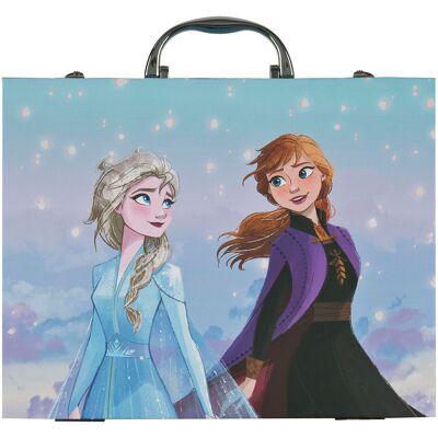 Undercover Kleurkoffer frozen - 36dlg. Blauw Undercover Kleurkoffer frozen - 36dlg. Blauw