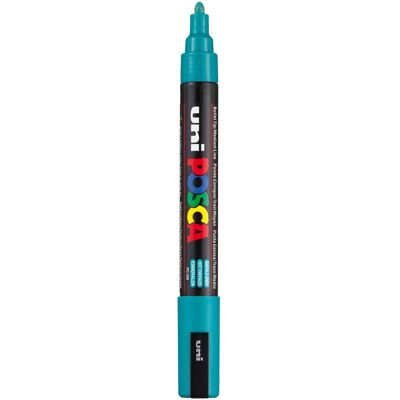 Uni Posca verfmarker pc5m smaragd groen - conische punt 2,5 mm Smaragdgroen Uni Posca verfmarker pc5m smaragd groen - conische punt 2,5 mm Smaragdgroen