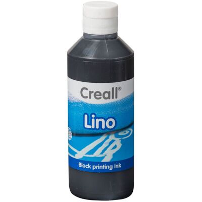 Creall Zwarte 250ml Waterbasis Blockprintverf - Verfwaren & Drukmaterialen Creall Zwarte 250ml Waterbasis Blockprintverf - Verfwaren & Drukmaterialen