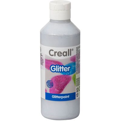 Creall Zilveren Glitterverf - 250ml - Glitterverf Creall Zilveren Glitterverf - 250ml - Glitterverf