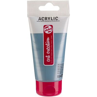 Talens art creation acrylverf tube 75ml metallicblauw 834 metallicblauw Talens art creation acrylverf tube 75ml metallicblauw 834 metallicblauw