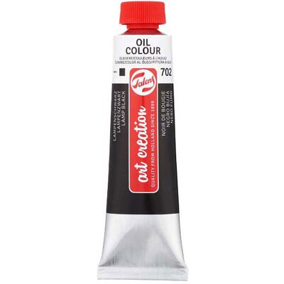 Talens art creation olieverf tube 40ml lampenzwart 702 Lampenzwart Talens art creation olieverf tube 40ml lampenzwart 702 Lampenzwart