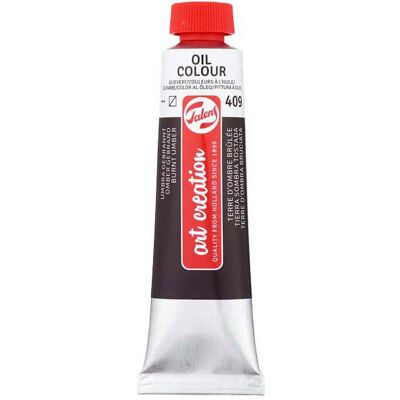 Talens art creation olieverf tube 40ml omber gebrand 409 Omber Gebrand Talens art creation olieverf tube 40ml omber gebrand 409 Omber Gebrand