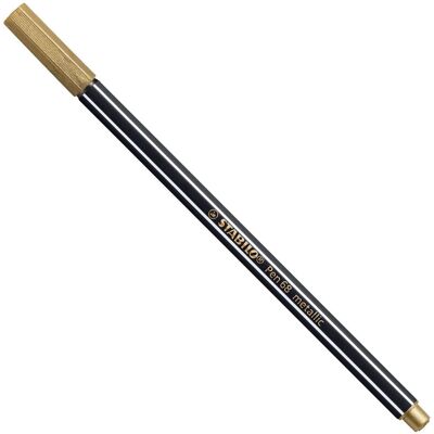 STABILO Pen 68 metallic gouden viltstiften - 10 stuks STABILO Pen 68 metallic gouden viltstiften - 10 stuks