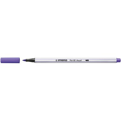 STABILO Pen 68 brush feltpen - Violet - Waterbasis inkt, Flexibele punt, 19 kleuren STABILO Pen 68 brush feltpen - Violet - Waterbasis inkt, Flexibele punt, 19 kleuren