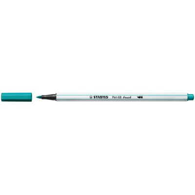 STABILO Pen 68 brush Turquoise - Viltstift voor handlettering STABILO Pen 68 brush Turquoise - Viltstift voor handlettering