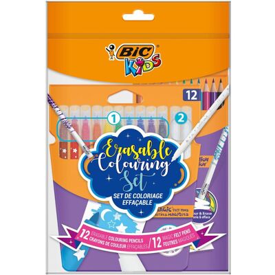 BIC Kleurset - 12 Potloden en Markers voor Kinderen BIC Kleurset - 12 Potloden en Markers voor Kinderen