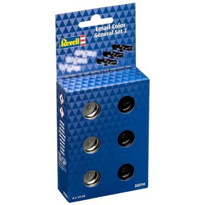 Revell email verf set basisset glanzend - 6x14ml Multi kleuren Revell email verf set basisset glanzend - 6x14ml Multi kleuren