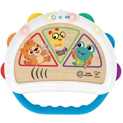Hape Magische Toets Tambourine - Muziekinstrument voor Kinderen 6M+ Hape Magische Toets Tambourine - Muziekinstrument voor Kinderen 6M+