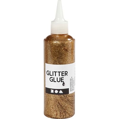 Creativ Company Glitterlijm goud, 118ml Goud Creativ Company Glitterlijm goud, 118ml Goud