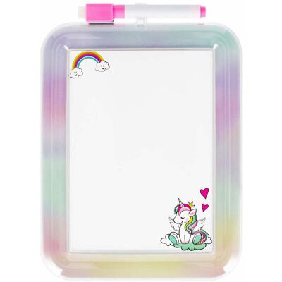 Uitwisbare Tekenbord met Marker Eenhoorn Multi kleuren Uitwisbare Tekenbord met Marker Eenhoorn Multi kleuren