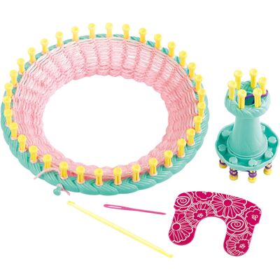 Playgo loom breien set - 61dlg. Multi kleuren Playgo loom breien set - 61dlg. Multi kleuren