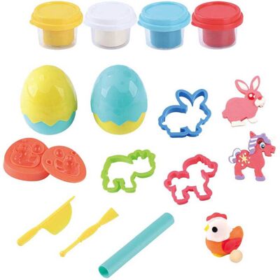 Playgo pasen kleiset - 4 kleipotjes Multi kleuren Playgo pasen kleiset - 4 kleipotjes Multi kleuren