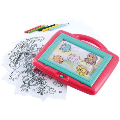 Playgo lumi tekenbord - 18dlg. Multi kleuren Playgo lumi tekenbord - 18dlg. Multi kleuren