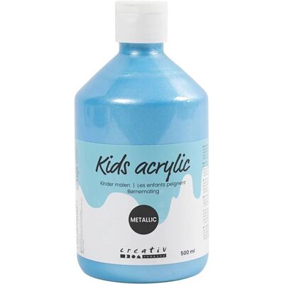A-Color metallic acrylverf, lichtblauw, 03- metallic, 500 ml A-Color metallic acrylverf, lichtblauw, 03- metallic, 500 ml