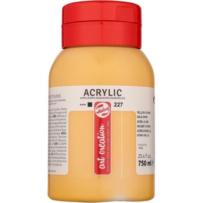 Talens Art Creation Acrylverf - Gele Oker - 750 ml Fles Talens Art Creation Acrylverf - Gele Oker - 750 ml Fles