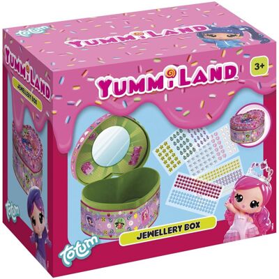 Totum Yummiland hartvormig sieradendoosje versieren - met spiegel en 100+ stickers - speelgoed kinderen - knutselen - voor meisjes - ook voor kleuters - vanaf 3 jaar - Totum Yummiland hartvormig sieradendoosje versieren - met spiegel en 100+ stickers - speelgoed kinderen - knutselen - voor meisjes - ook voor kleuters - vanaf 3 jaar -