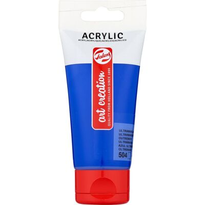 Talens Art Creation acrylverf tube van 75 ml, utlramarijn (504) Ultramarijn Talens Art Creation acrylverf tube van 75 ml, utlramarijn (504) Ultramarijn