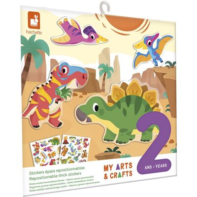 Janod Creatief Multizestaw Dinosaurië Herbruikbare Stickers - Knutselset Janod Creatief Multizestaw Dinosaurië Herbruikbare Stickers - Knutselset