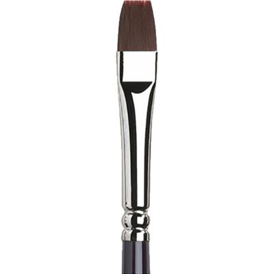 Winsor & Newton galeria - acrylverf penseel - korte platte vorm - lange steel - no. 8 kwast - 10mm Winsor & Newton galeria - acrylverf penseel - korte platte vorm - lange steel - no. 8 kwast - 10mm