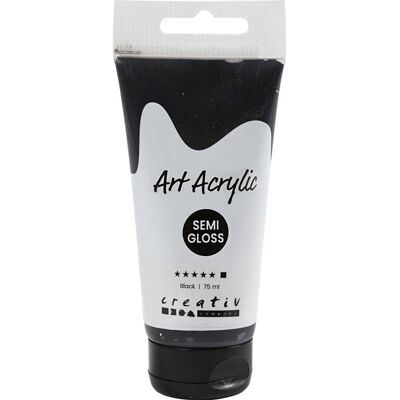 Pigment Art Acrylverf - zwarte verf - acrylaatverf - acrylic paint - hobbyverf - sneldrogende verf - dekkende verf - waterbasis verf - mars black - dekkend - - 75 ml Pigment Art Acrylverf - zwarte verf - acrylaatverf - acrylic paint - hobbyverf - sneldrogende verf - dekkende verf - waterbasis verf - mars black - dekkend - - 75 ml