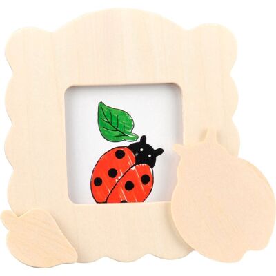 Goki kleur je eigen houten fotolijstje Goki kleur je eigen houten fotolijstje