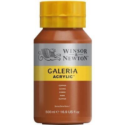 Winsor & Newton Galeria Acrylverf Koper 500ml - Acryllverf Winsor & Newton Galeria Acrylverf Koper 500ml - Acryllverf