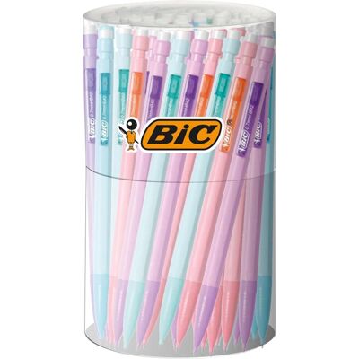 BIC matic - vulpotlood - pastel - tubo van 60 stuks - diverse kleuren BIC matic - vulpotlood - pastel - tubo van 60 stuks - diverse kleuren
