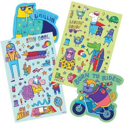 Ooly Scented scratch stickers: dressed to impress (2 sticker sheets + 8 jumbo stickers) Ooly Scented scratch stickers: dressed to impress (2 sticker sheets + 8 jumbo stickers)