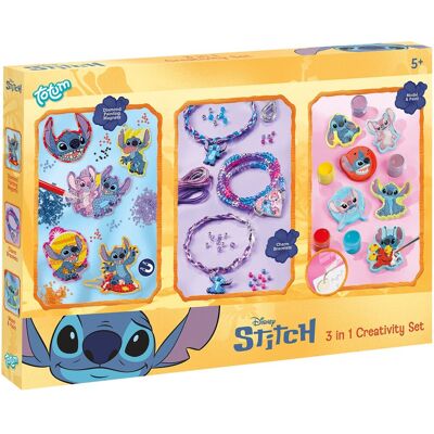 Totum 3in1 Stitch Diamond Painting - multi kleuren knutselset Totum 3in1 Stitch Diamond Painting - multi kleuren knutselset