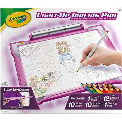 Crayola Lichtgevende Tracing Pad - Roze - Voor Kinderen 5-15 - Tekengereedschap Crayola Lichtgevende Tracing Pad - Roze - Voor Kinderen 5-15 - Tekengereedschap