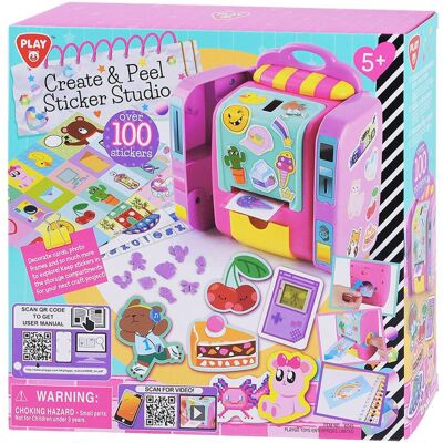 Playgo stickerstudio knutselset - 100 kleurrijke stickers voor kinderen. Multi kleuren Playgo stickerstudio knutselset - 100 kleurrijke stickers voor kinderen. Multi kleuren