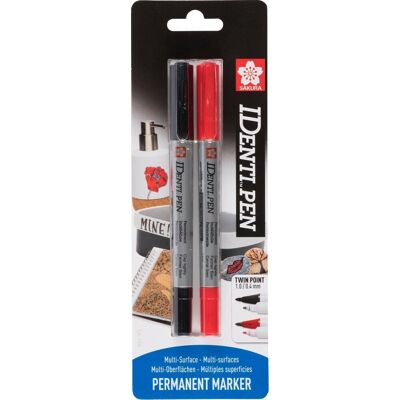Sakura - Identi-pen - Zwart - Rood - Pen Sakura - Identi-pen - Zwart - Rood - Pen