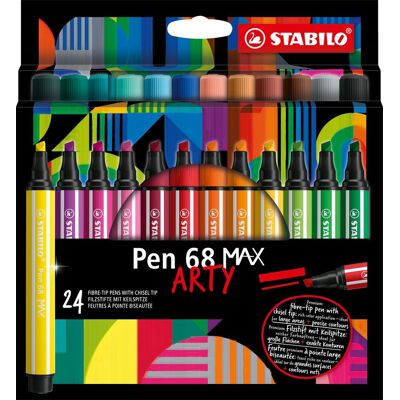 STABILO Pen 68 MAX Feltstift - Assortment - 24 stuks STABILO Pen 68 MAX Feltstift - Assortment - 24 stuks